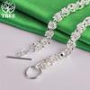 Hot Selling 925 Sterling Silver Keel Chain Necklace For Men Women Fashion Trend Jewelry Anniversary Party Birthday Accessories