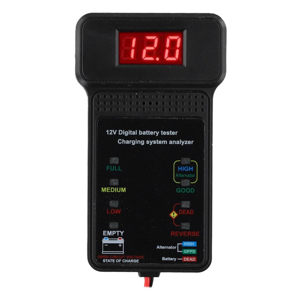 Batterietester Diagnosewerkzeug für 12V Autobatterien Schnelle und genaue Prüfung mit LED-Anzeige und Batteriestatusanzeige
