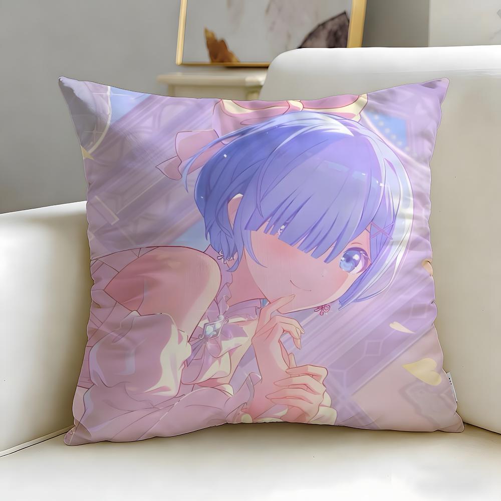 ReLife In a Different World from Zero Cushion Cover Soft  EasyWash Pillow Case  Versatile for Couch Bed Travel and Office