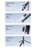 Bluetooth Selfie Stick with Aluminum Tripod for Vertical Mobile Shooting