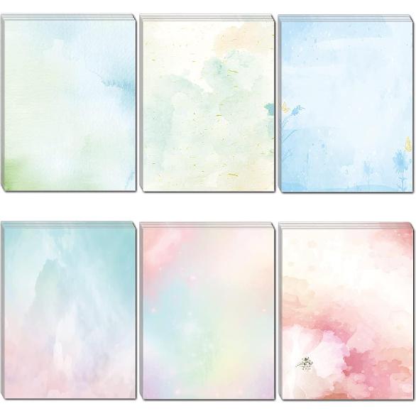 DUGUTUL Colored Printer Paper, Watercolor Stationary Paper, Double-Sided, Computer Paper for Business or Personal Use, Printer Friendly for Letters