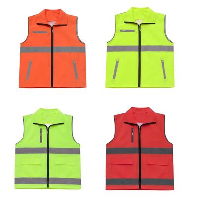 Reflective Vest Security Vest Unisex High Visibility Vest Security Workwear for Men Women Traffic Work Running