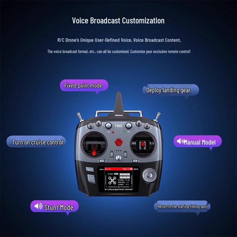 RadioLink T16D 16-Channel Remote Control System