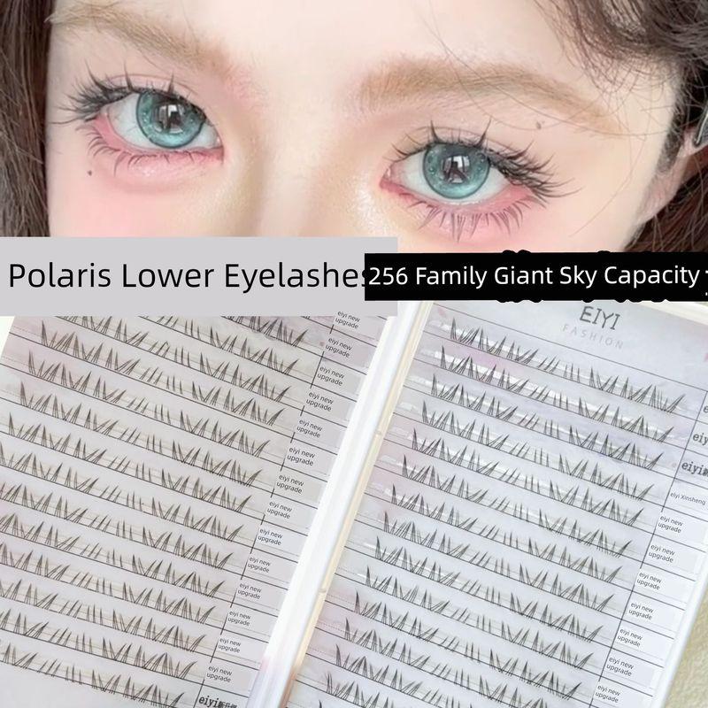 Glue-Free Butterfly Girl Eyelash Book Fake Eyelashes Sunflower Large Capacity Thick Cos Comic Eye Self-Adhesive Big Eyes [Non-Glue-Free] 32-Row Polaris Eyelash Book