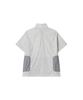 Wellbeing Express Light Nylon Half Sleeve Zipup Grayish Beige
