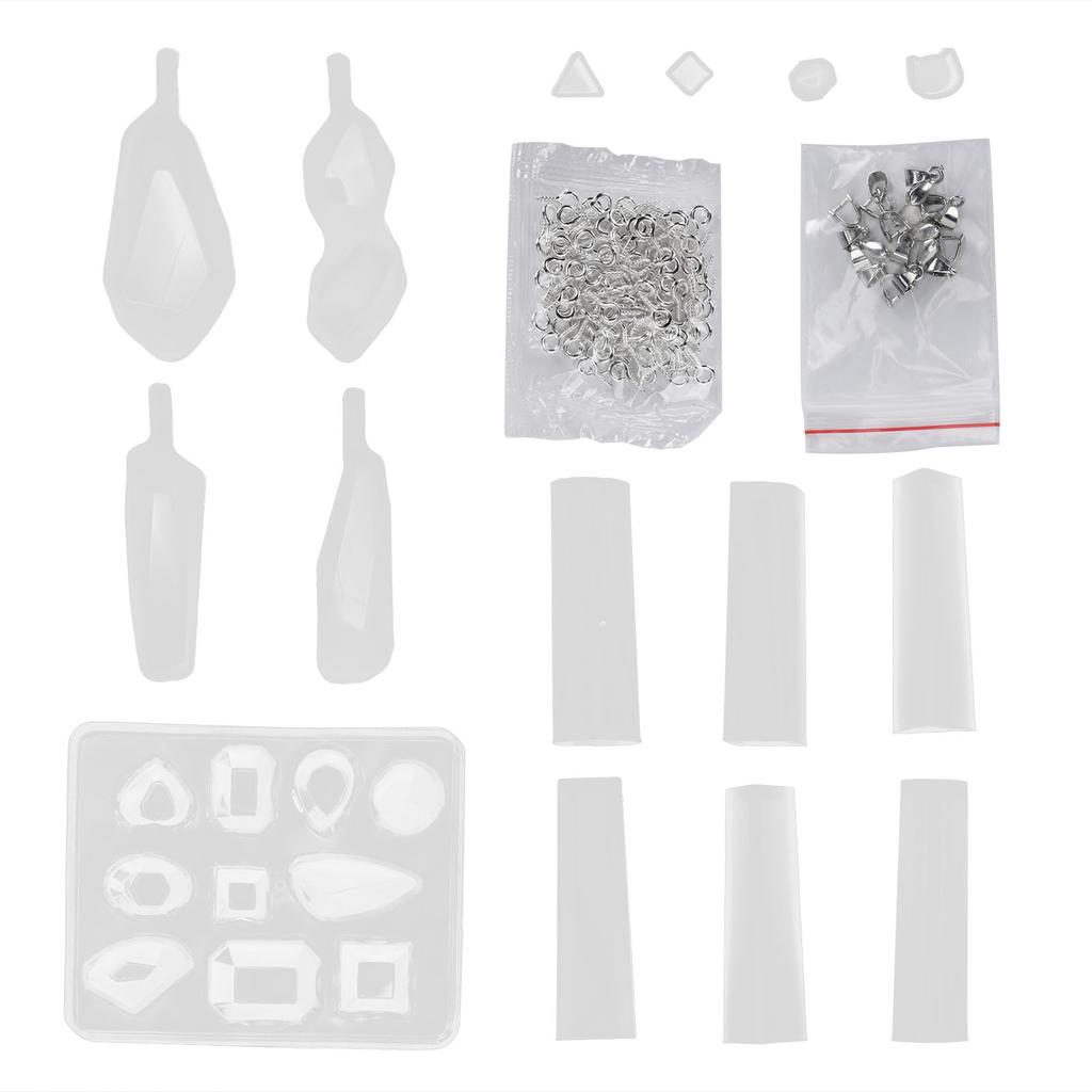 Handicraft Jewelry DIY Silicone Mold Earring Pendant Making Mold Eye Screw Accessory Set