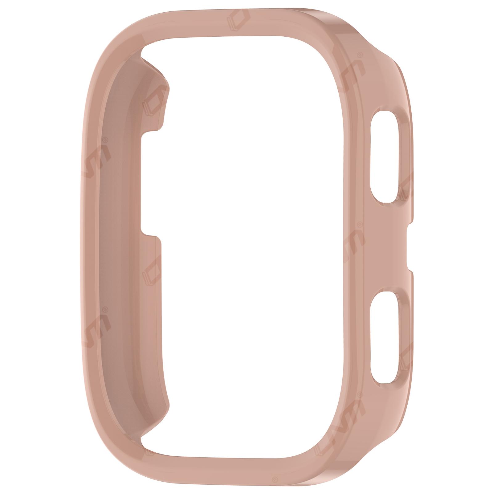 

PC Hard Case for Amazfit BIP 6, Shockproof Bumper Shell Protective Cover for Amazfit BIP6 Smartwatch Hollow Out Case Accessories for Amazfit BIP 6 рожевий