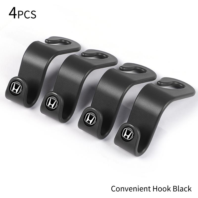 CKBSX1 Car Logo Seat Hook Multi-function Seatback Storage Hanger Accessories For Honda Accord Civic CRV Jazz Fit HRV Odyssey Insight Ci