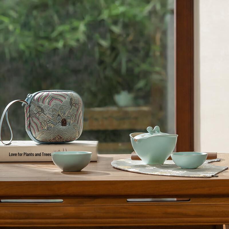 Wanqiantang Ceramic Travel Tea Set