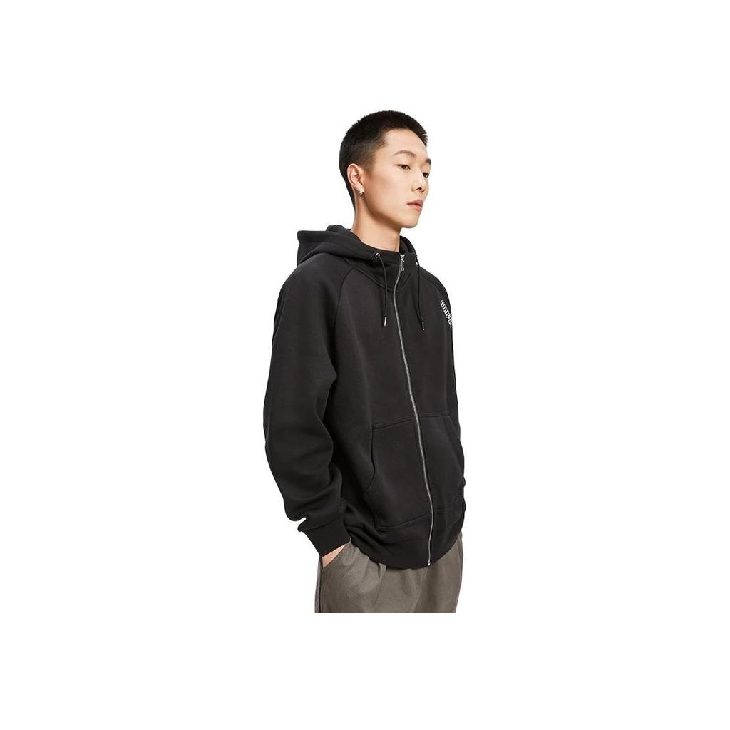 Li Ning Badfive Sports Basketball Series Casual Hooded Jacket Men Jacket Black AWDR419-2