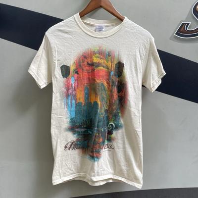 Three Days Grace Transit of Venus Tour 2013 T-Shirt Small Beige Y2K
