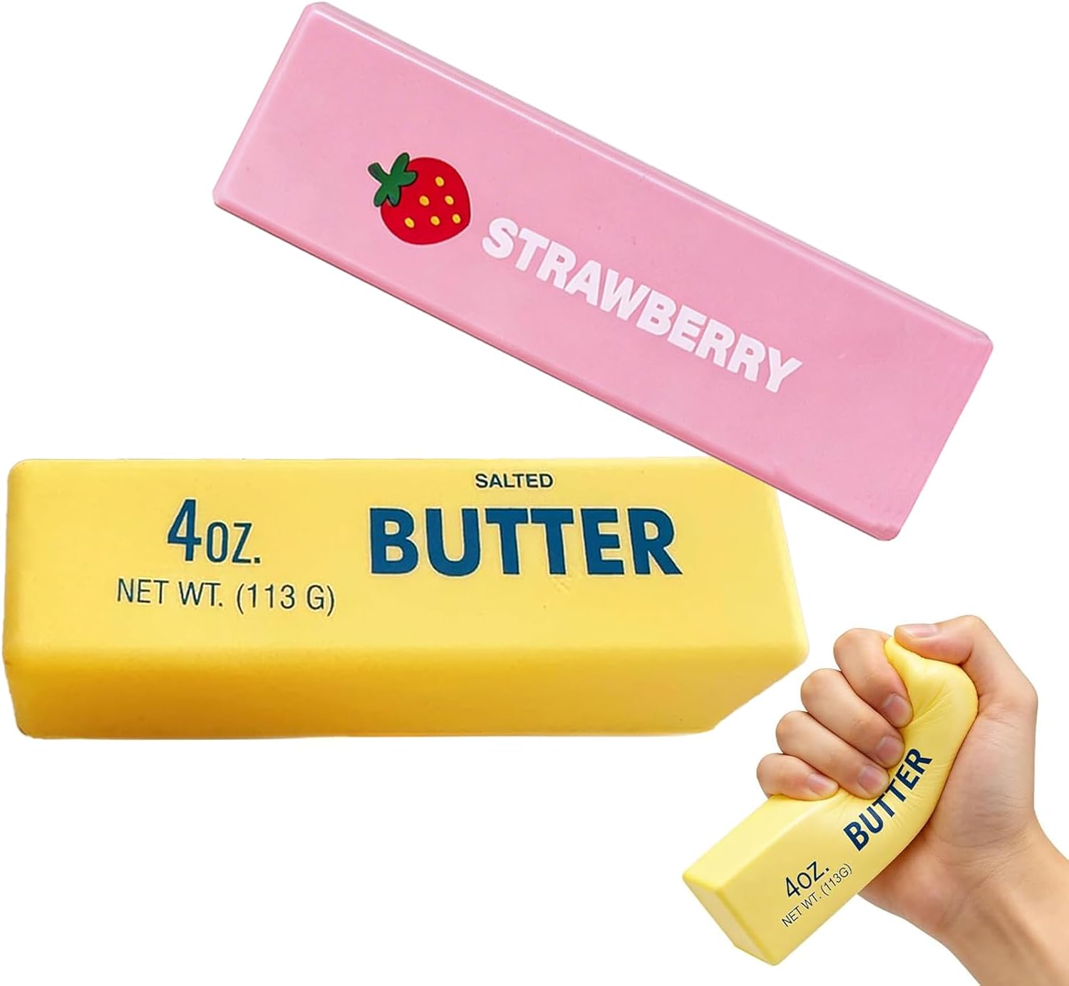 Topmix Butter Squishy Toy, Slow Rising Squishy Butter Squeeze Sensory Toy For Adults To Alleviate Anxiety And Reduce Stress