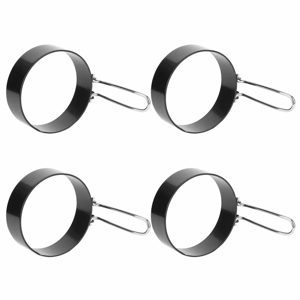 4 ST Äggring Rostfritt Stål Stekt Äggform Pannkakstillverkare Form Form Kök Matlagningsverktyg