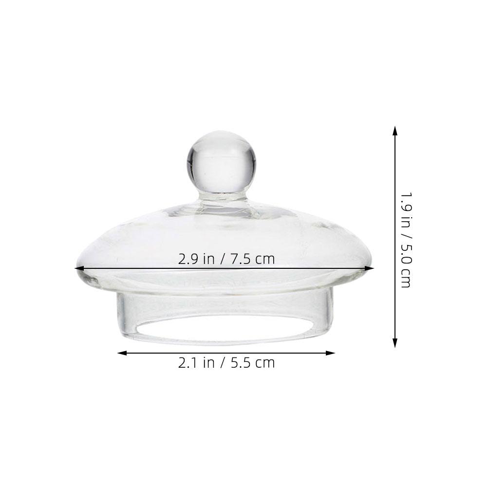 Teekanne Deckel Ersatz Glasdeckel Hitzebeständiger Glasdeckel Sieb Kanne Glasabdeckung Filter Für Haushalt Reise Ersatz