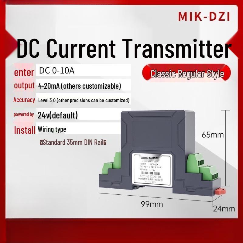 

DC 0-10A AC Current Transmitter Module