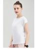 Women's Breathable Summer Sports T-Shirt - Moisture-Wicking, Round Neck, Short Sleeve, Dance & Fitness Style