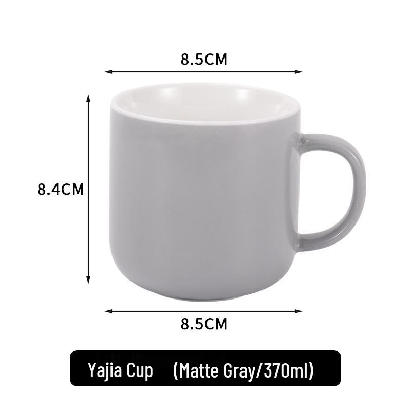 Luxury Matte Ceramic Tea & Coffee Mug Set for Guests
