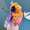 Cartoon Chameleon Bear Keychain Female Couple Car Bag Doll Key Chain Pendant Creative Small Gift