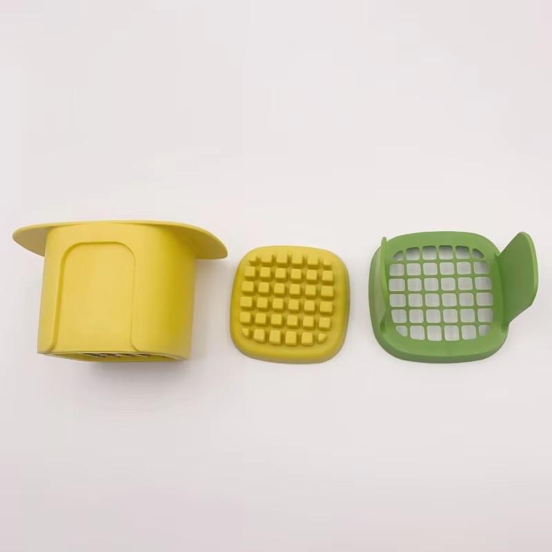 Multifunctional Cucumber Potato Slicer Household Hand Pressure Onion Dicer Vegetable Chopper French Fries Cutter Kitchen Gadgets