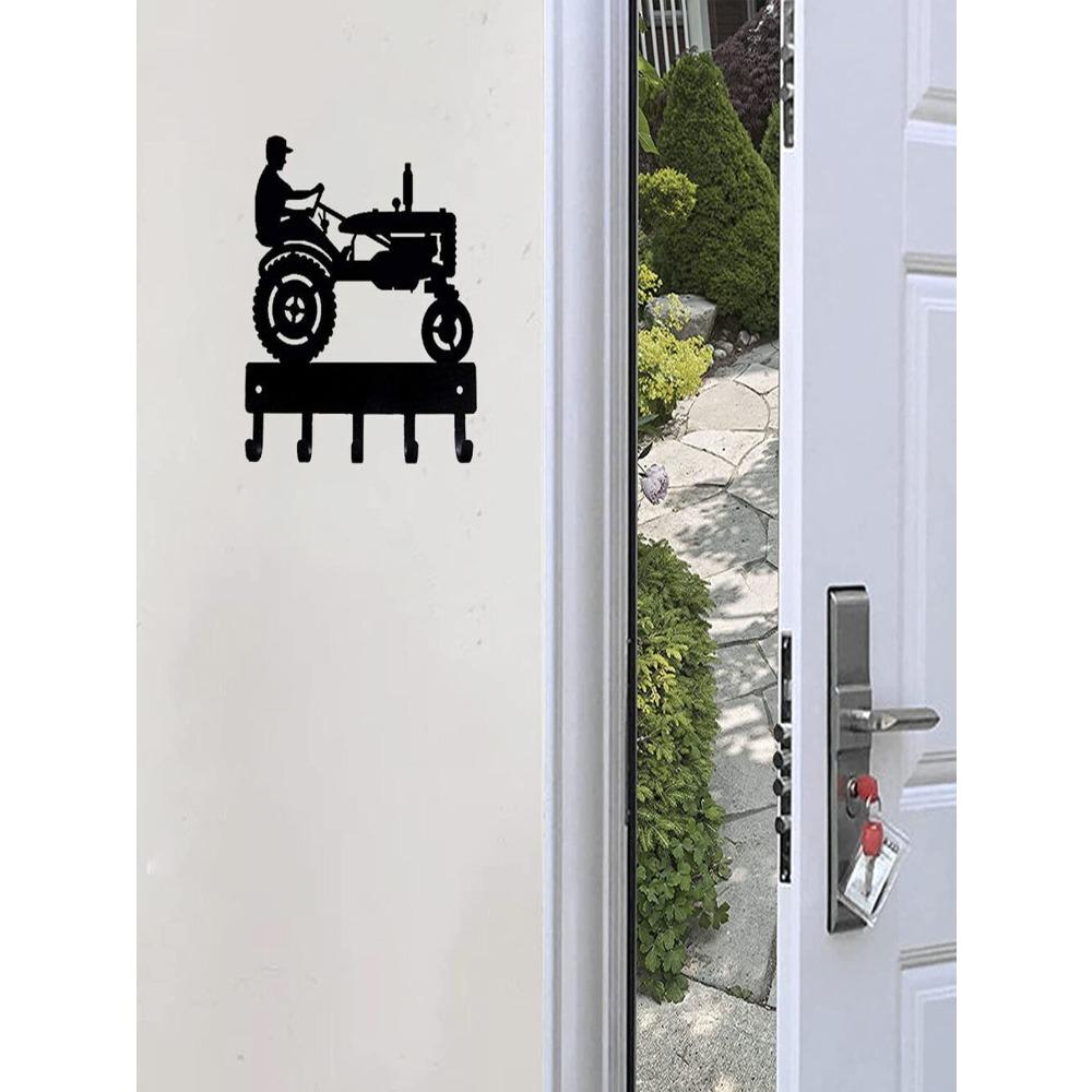 Heavy Duty Iron Key Hook Wall Mounted Rustic Decor