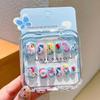 Cartoon Children's Wearable Nail Art Patches - Sweet and Cool Styled False Nails for a High-End Manicure