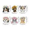 6pcs DIY Animals Design Diamond Art Fridge Magnet Kit Magnetic Diamond Art Decor Refrigerator Mailbox Home Decoration DIY Crafts