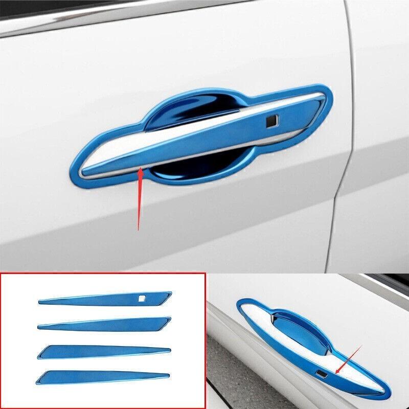 For Hyundai Elantra 2021-2024 Blue Titanium Exterior Side Door Handle Cover Trim