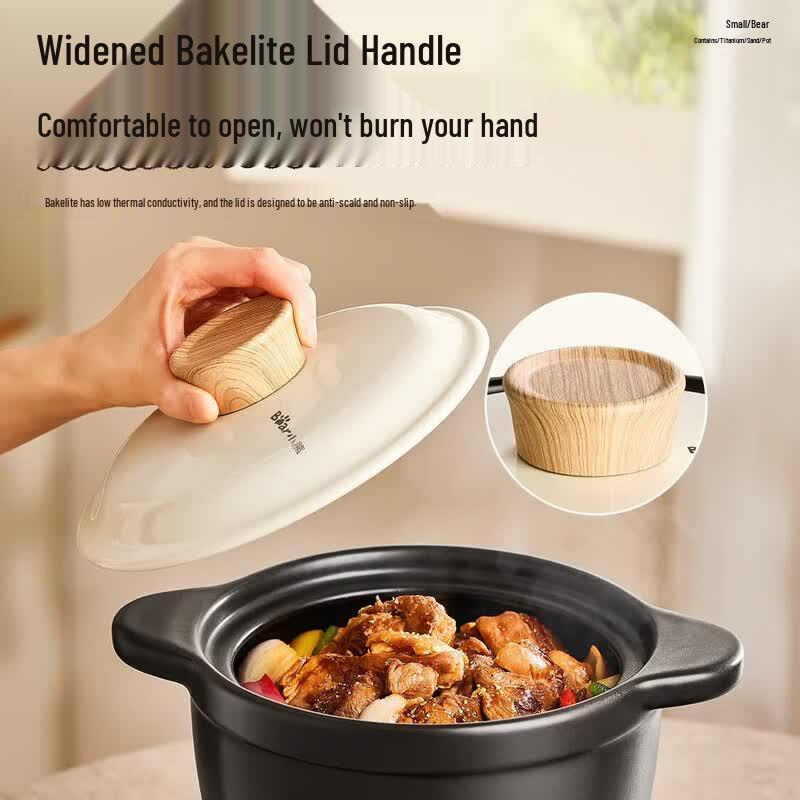 Bear Titanium Casserole Stew Pot
