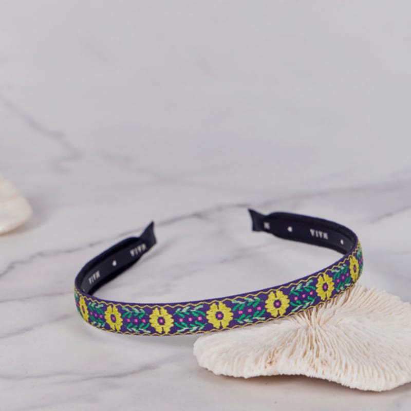 

Ободок для волос MAIA с цветочной лозой (Выберите 2) - фиолетовый Yellow