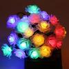 Simulated Rose Flower LED String Lights Creative Garland Light  Valentine's Day