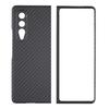 3K Twill Carbon Fiber Phone Case for Galaxy Z Fold 4 Camera Big Hole Crater Aramid Fiber  Flip 4 Phone Case