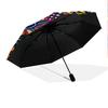 1 PC Automatic Folding Umbrella - Unique flowers Pattern, Portable & Foldable Design with 8 Ribs, Christmas Birthday Gifts