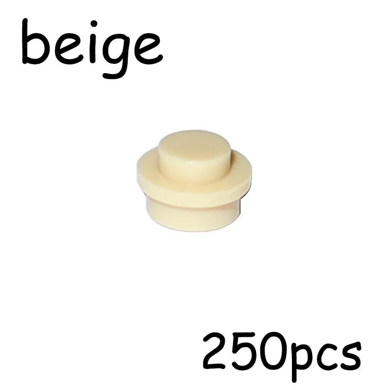 Ungiftig 250 Stück 4073 6141 Platte Rund 1x1 Punkt Moc Zusammenbau Partikel Diy Bausteine 1*1 Figuren Lampe Steine Pädagogisches Spielzeug Für Kinder