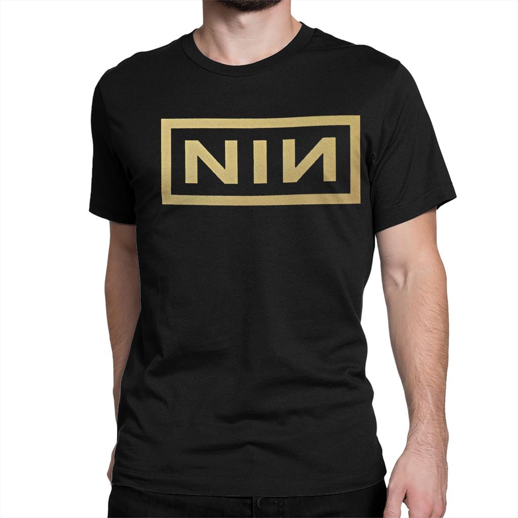 Vintage NIN Rock Band Nine Inch Nails  T-Shirts Men Women Round Neck 100% Cotton T Shirt  Short Sleeve Tees Original Tops