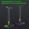 RGB Gaming Headphone Stand Eb01-b Headset Stand Dual USB Port Touch Control Strip Light Gaming Headset Holder Earphone