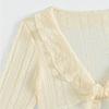 2025 Women Swimsuit Long-sleeve Cover-up Swimwear Sexy Four-piece Summer Solid Bikini Set Brazilian Beachwear Party Bathing Suit