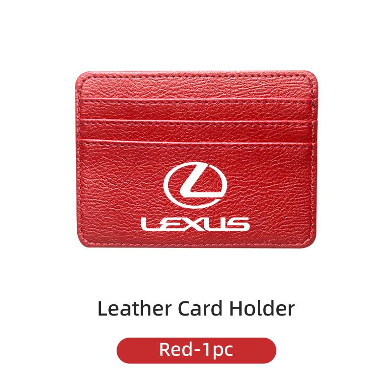 Car Styling Card Case Thin Coin Purse Driver's License Ticket Holder For Lexus UX250h RX450h CT200h RX400h NX300h RX350 RX300 GX
