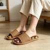 Akupressur-Massageschuhe Reflexzonen-Akupunktur-Hausschuhe mit Steinen Therapeutischer Fußmassage-Slipper für ältere Männer Frauen Plantarfasziitis
