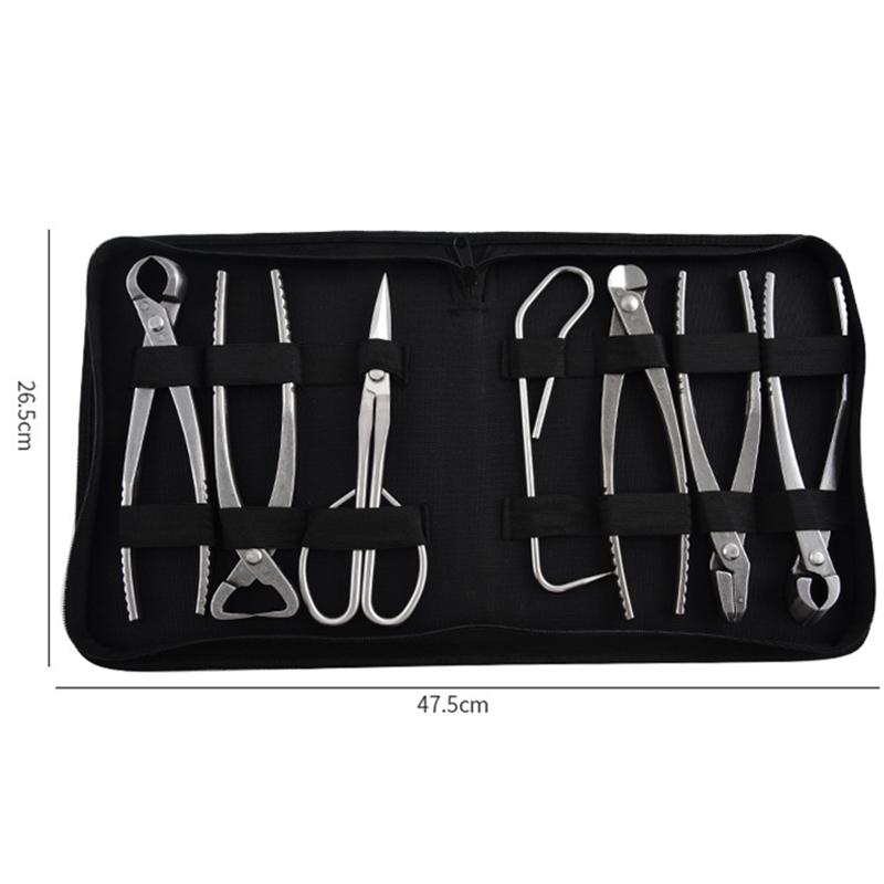 

Stainless Steel Pruning Shears Set Gardening Household Scissors Portable Bonsai Branch Trimming Tools Pruners with Storage Bag