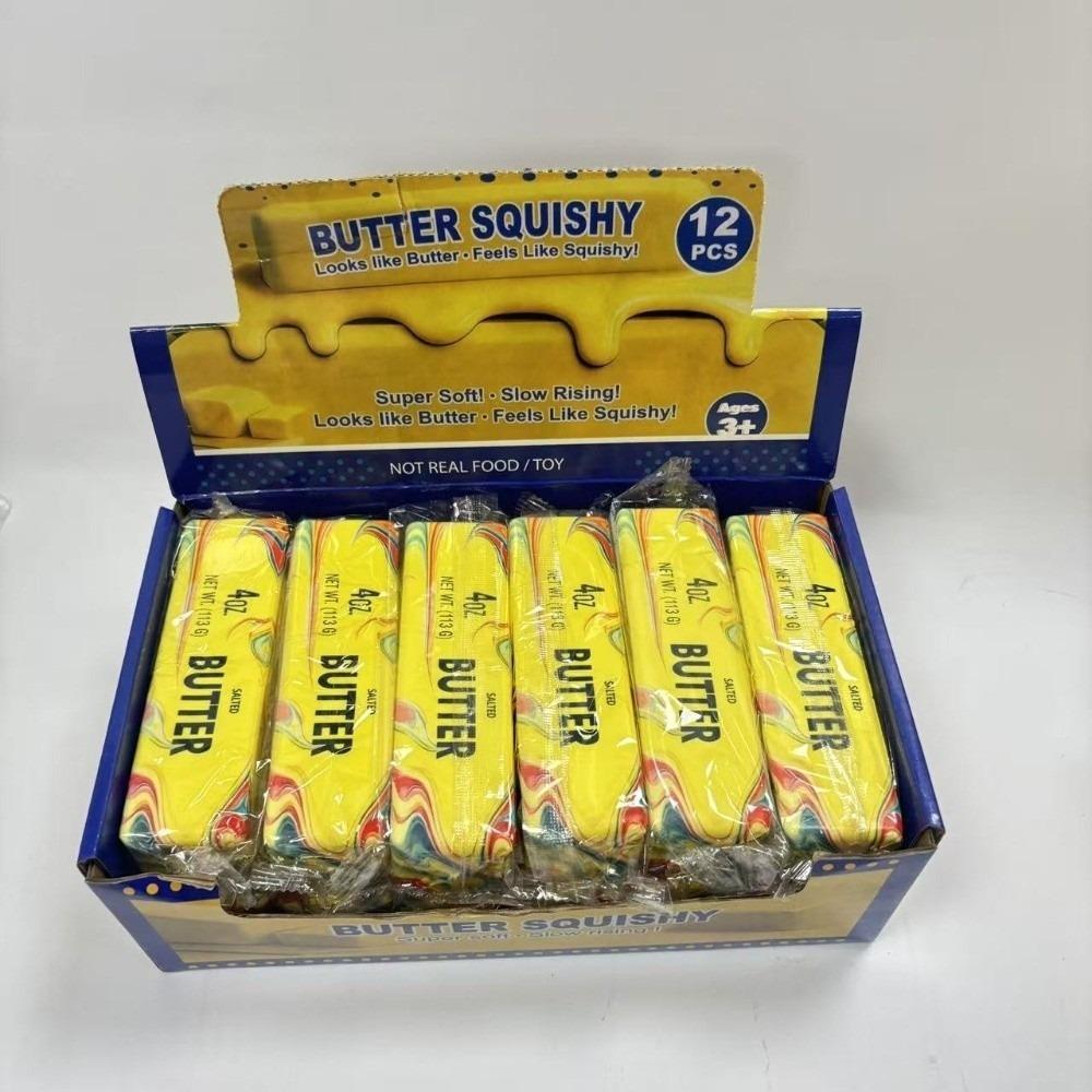Soft Butter Stick Fidget Toy Slow Rebound Cheese Stick Squishy Toy Butter Stick Squishy Toy Adult