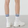 Nitina Striped Crew Socks WH