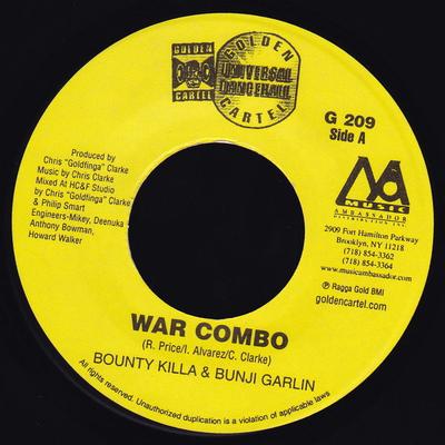 7inch Record BOUNTY KILLER & BUNJI GARLIN / MR.  - War Combo / See Dem A Come G209 Golden Cartel R 2003 US Reggae, Ska & Dub Used