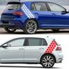 Honeycomb Hexagonal Graphics Car Vinyl Decal Car Body Side Sticker Waterproof Modification Decoration Auto Tuning Accessories