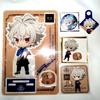 [USED] Hypnosis Mic Sweets Paradise Round 4 Acrylic Stand Can Badge Bonus Samatoki Set
