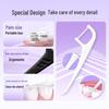 Saky Bamboo Charcoal Dental Floss Picks