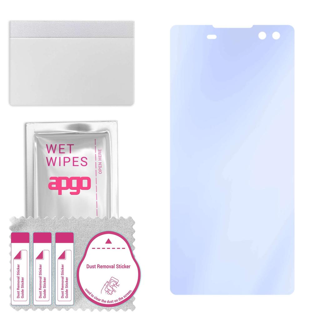 apgo Ultra-Clear 9H Hybrid ochranné sklo kompatibilní s Doogee S50, flexibilní nano sklo, skvělá náhrada za tvrzené sklo, odolné proti poškrábání,