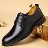 New Designer Black Dress Shoes Male Spring Autumn Fashion Casual Business Shoe Male Classic Wedding Work Leather Shoes Man