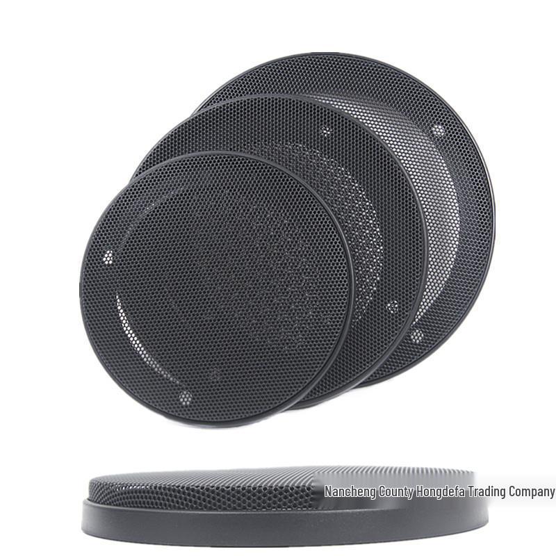 4", 5", 6.5" Car Speaker Grille & Decorative Ring Set with Mesh Cover