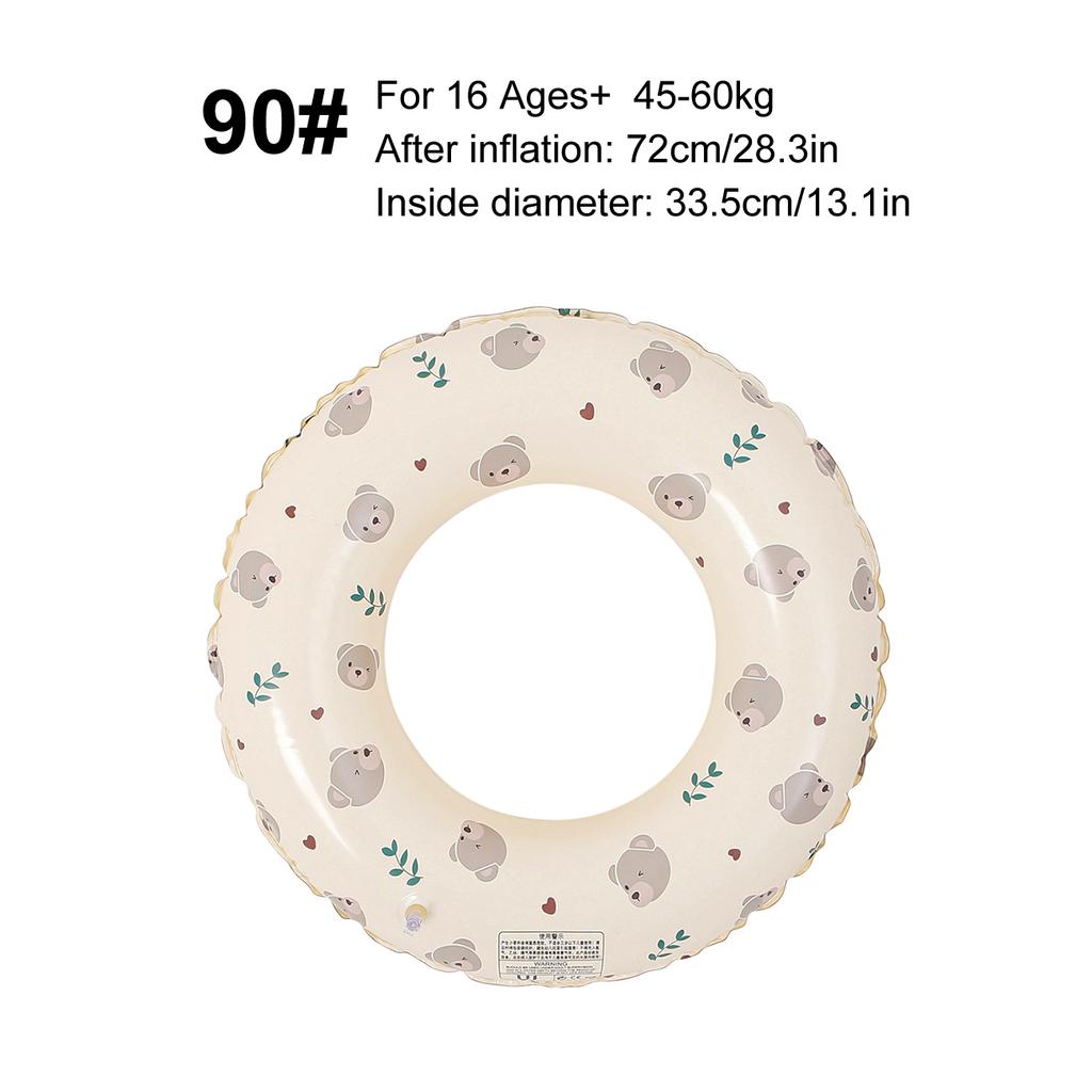 Lovely Rabbit Swim Ring For Women,Pool Floats Armpit Lifebuoy For Adults,Leisure Beach Swimming Inflatable Floating Toy