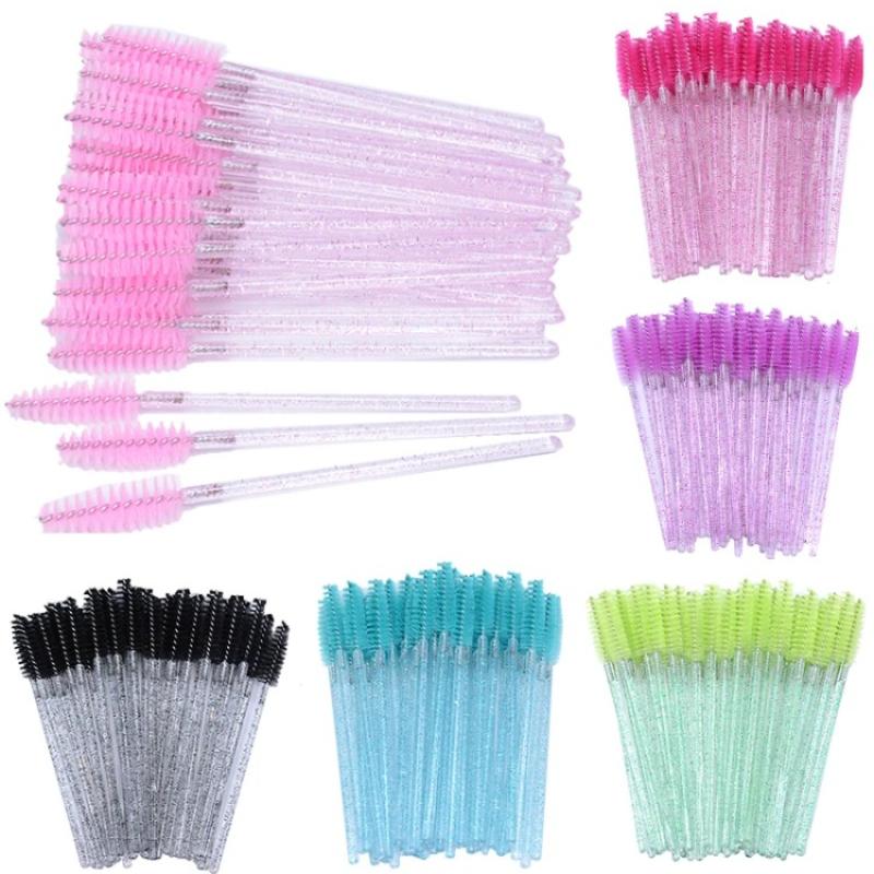 Crystal Eyelash Extender Disposable Mascara Wand Applicator Mascara Brush for Easy Cleaning and Hygienic Application Wholesale